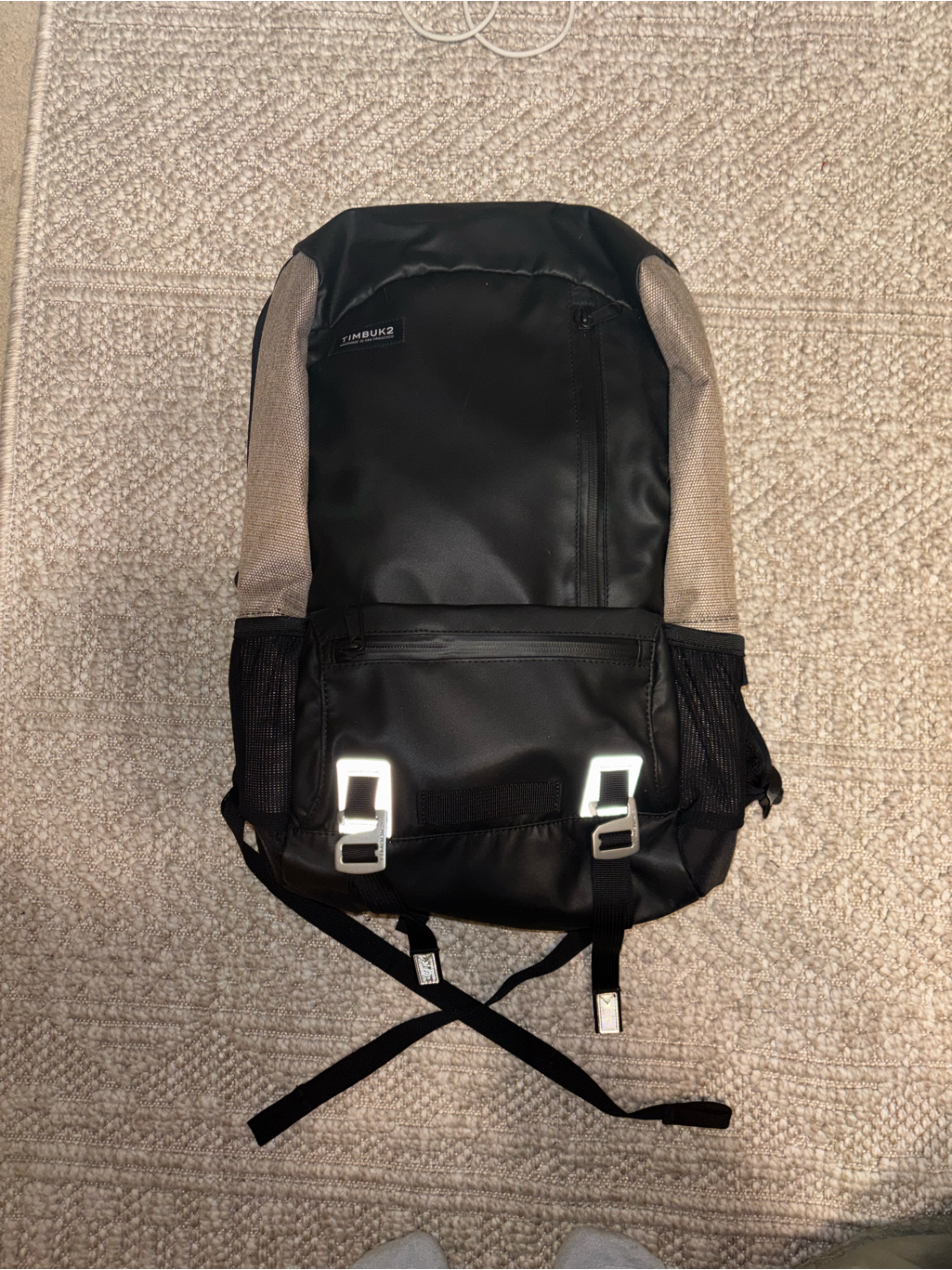 Black And Tan Timbuk2 Backpack - Durable Everyday Carry